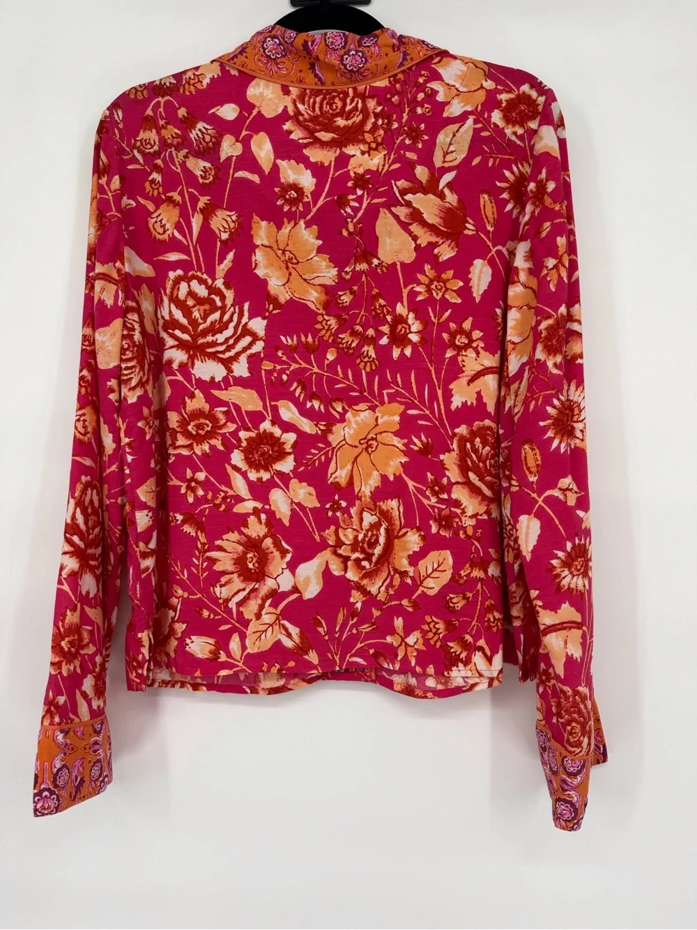 Anthropologie Floral Pajama Top Small Lounge Button Up Boho Cottagecore Feminine